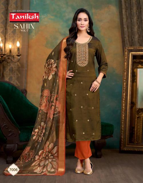 Taniksh sahin vol 7 straight kurtis wholesale  - wholesale export